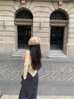 Jersey de otoño para mujer, Top Irregular con hombros descubiertos, suéter de punto negro de manga larga con base para mujer - details 4