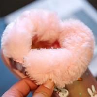 Nuevas botas de nieve bonitas de dibujos animados a la moda para niños pequeños, zapatos mullidos de invierno naturales para niñas, marca cálida 2025 barata - details 6
