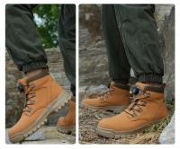 Botas de seguridad para el trabajo para hombre y mujer, zapatos de seguridad protectores impermeables para otoño e invierno, zapatos de trabajo ligeros con punta de acero, talla 47 48 - details 22