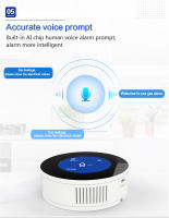 Doodle Smart WiFi Detector de Gas Alarma Inalámbrica de Fugas de Gas Combustible, Sensor de Alta Precisión, Monitoreo Remoto de Enlace Inteligente, Seguridad en la Cocina - details 7