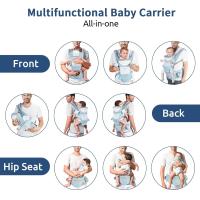 Mochila Porta Bebé, Mochila Porta Bebé Multifuncional 9 en 1 con Riñonera, Mochila Porta Bebé para Niños Pequeños, Bebés, Recién Nacidos (7-45lbs), Apta para Todas las Estaciones, Multifuncional y Universal - details 1