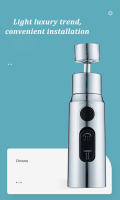 Aireador de grifo de cocina de 3 modos, adaptador extensor de grifo antisalpicaduras para baño, rociador de lavabo, ahorro de agua, boquilla de filtro de grifo - details 4
