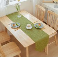 Bonenjoy, 1 pieza, camino de mesa de lino y algodón, Color sólido, decoración para mesa de comedor, banquete, mantel para el hogar, 30x16 0/30x18 0/30x21 0/30x240cm - details 18