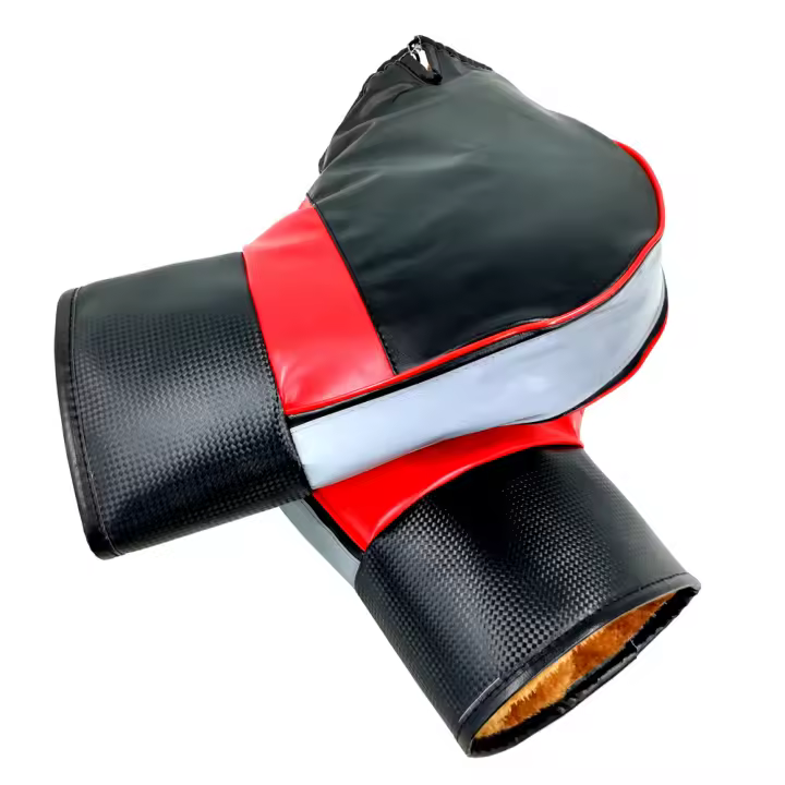 Guantes de Ciclismo para Invierno Cubierta de Manillar de Moto Calentada y Reflectante con Tira Reflectante Engrosada - 1