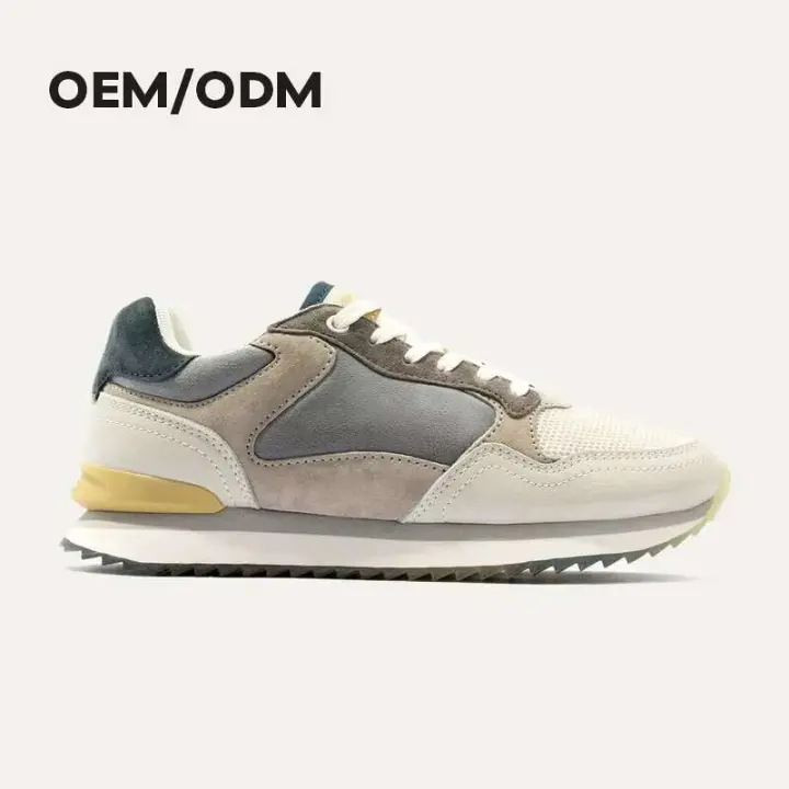 Zapatos deportivos de lujo para mujer OEM/ODM con suelas de goma transpirables para caminar, adecuados para verano, invierno y primavera - 1