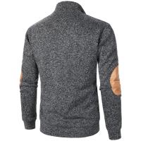Top de suéter de punto casual de manga larga con cuello levantado para hombre de otoño e invierno - details 32