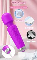 Vibrador Mini AV Mágico Estimulador de Clítoris con 20 Modos Masajeador de Punto G - details 2