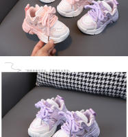 Los niños del padre de los niños zapatos de primavera nuevas zapatillas de deporte de suela suave antideslizante de las niñas, zapatos para correr de las mujeres de los niños marea - details 7