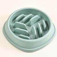 Cuenco de comida lenta de plástico multiusos para perros, alimentador portátil antiasfixia para gatos, dispensador de comida para mascotas antideslizante, gatito - details 5