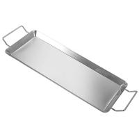 Plancha Rectangular plana para cocinar, accesorio para parrilla de Camping, con 2 asas - details 5
