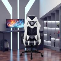 Silla Gaming Silla de Oficina Silla Giratoria Silla de Ordenador Silla de Tareas Silla de Escritorio Silla Ergonómica Silla de Carreras Silla de Cuero Silla PC Gaming (Rojo, con reposapiés) - details 34