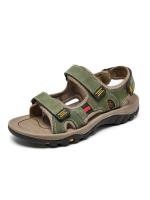 Sandalias de Cuero para Hombres en Verano Nuevo Diseño de Dedo Abierto Antideslizante - details 6