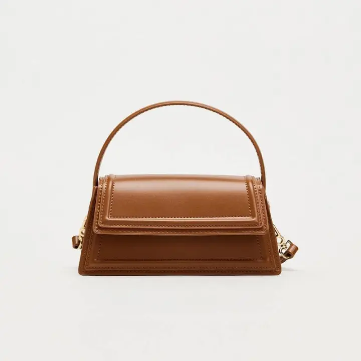 NOVEDAD DE VERANO 2024, Mini bandolera marrón de ciudad, bolso de hombro informal negro a la moda, mochila de lujo de alta gama - 1