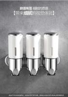 Recipiente de champú líquido manual cuadrado de pared, dispensador de jabón y gel, accesorios de baño, 500ml, 1-3 UDS. - details 2