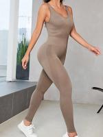 Traje de Yoga de Una Pieza para Mujeres Ouwu Ropa Moldeada Sin Costuras de Alta Elasticidad - details 13