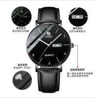 Reloj de cuarzo no mecánico con cielo estrellado de moda con calendario dual resistente al agua para hombre nuevo modelo luminoso - details 19