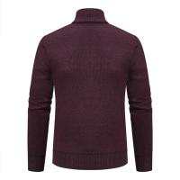Chaqueta gruesa para hombre, cárdigan de punto con cuello levantado, cálido, para otoño e invierno - details 12
