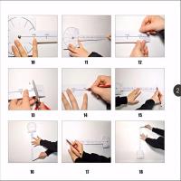 Reloj de pared con espejo acrílico de Número Romano grande 2D/3D, pegatina de moda DIY, relojes de cuarzo, decoración del hogar, pegatinas para el salón - details 16