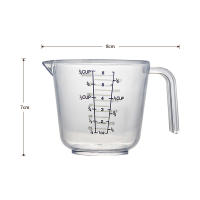 Taza de Medición Walfos de Plástico para Hogar y Bebé Resistente al Calor con Escala Herramienta de Cocina de Gran Capacidad - details 1