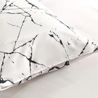 Juego de ropa de cama en blanco y negro, edredón individual con funda de almohada para cama doble, sabanas, cama matrimonial, Queen/King - details 2