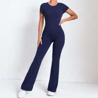 Conjunto de Yoga Ouwu Monos Deportivos para Mujeres Manga Corta, Pantalones Acampados - details 20
