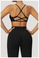 Sujetador de Yoga de Cara Completa Top de Espalda Hueco Transpirable Secado Rápido para Yoga y Estiramiento Material de Nylon para Exteriores Hecho en China - details 22