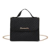 Bolso de cuero, cadena en relieve para teléfono de mujer, bolso de moda con hombro inclinado y gran capacidad - details 9