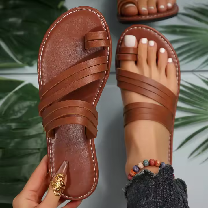 Zapatillas de Verano para Mujer Cómodo Calzado de Plano - 1