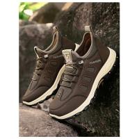 Zapatillas de deporte suaves para hombre, zapatos de senderismo transpirables para caminar al aire libre, calzado de senderismo negro ligero para hombre, zapatos de escalada - details 27