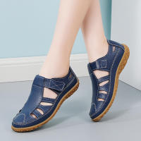 Sandalias Retro Nuevas 2025 Suela Suave Madre Velcro Zapatos Casuales para Mujer - details 11