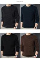 Suéter informal para hombre, Jersey de punto grueso, suéter de moda para hombre, Top cálido de otoño e invierno 4XL - details 15