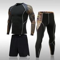 Traje Deportivo de Compresión para Hombres Secado Rápido Rashguard Ropa de Deportivo para Fitness y Entrenamiento de MMA Camisetas de Jogging y Correr - details 14