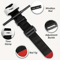 3-Pack Quick Release Tourniquet - Portable Outdoor First Aid Bandage with Metal Lever for Hunting and Fishing - details 3