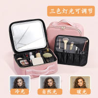 Bolsa de Maquillaje Luminosa con Espejo Estilo de Lujo Popular para Viajes de Negocios - details 1