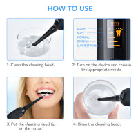 Kit de blanqueamiento Dental eléctrico, raspador Dental con espejo para la boca, para eliminar manchas de sarro cuidado bucal, limpiador de dientes - details 7