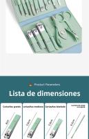 Juego de Manicura Cortaúñas Herramientas de Belleza de 7 Piezas Pala para Orejas - details 20
