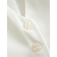 BUNO-Chaleco sin mangas para mujer, chalecos elegantes con cuello en V y una sola botonadura, Tops blancos elegantes - details 17