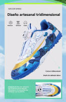 Zapatos de fútbol versátiles, uñas rotas TF, césped artificial para campos deportivos, entrenamiento de competición, antideslizante y transpirable - details 4