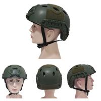 Casco táctico de ABS para niños, seguridad deportiva, negro, caqui, verde, talla única, Militar - details 7