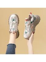 Zapatillas de correr para mujer, calzado de plataforma para correr al aire libre, zapatos de gimnasio para caminar, zapatos de viaje de fondo suave, deportes de malla - details 2