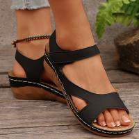 Sandalias De Mujer 2025, Sandalias De verano, Sandalias De tacón para Mujer, calzado De cuña informal, zapatos De verano para Mujer, Sandalias De tacón suave. - details 0