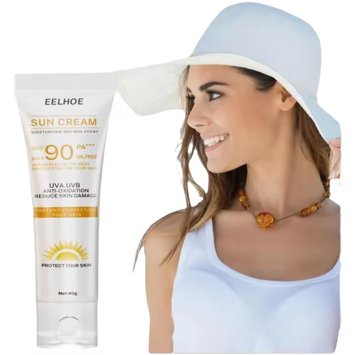 Crema de protección solar de arroz SPF90 Suero corporal blanqueador antienvejecimiento - 1