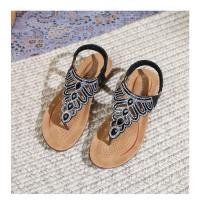 Sandalias Mujer 2025 con Cristales y Plataforma |   Tira en Dedo para Verano, Diseño Elegante y Fresco para Playa y Ciudad - details 35