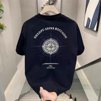 Camiseta Casual de Algodón Cinturo Talla Grande, 100% Algodón, Estampado Geométrico, Cuello Redondo, Manga Corta Moda para Adolescentes y Jóvenes - details 8