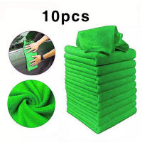 10 piezas De Toalla De Limpieza De Microfibra Para Automóviles, Toalla Pequeña De Limpieza Para Casas, vidrio, Motocicleta - details 1