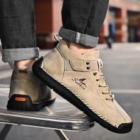 Zapatos Casuales de Cuero Hechos a Mano para Hombre 2024 Zapatillas Deportivas Transpirables para Exteriores - details 28
