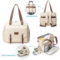 Bolsa cruzada de lactancia para mamás, mochila multifuncional duradera para pañales, organizador de viaje ligero y grande, 1 Uds. - details 3