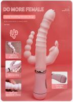Vibrador de Conejo 3 en 1 para Masturbación Dildo Juguetes Sexuales Estimulador de Punto G Vaginal y Anal para Mujeres Productos para Adultos - details 1