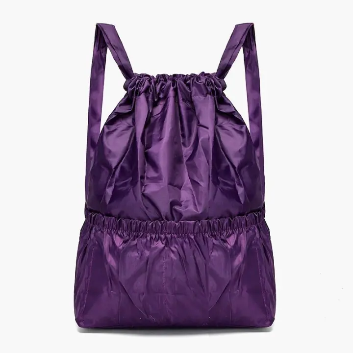 Mochila versáril de Nailon con Cordón para Mujer, Bolsa de cambio de gran capacidad, mochila de viaje Ligera - 1