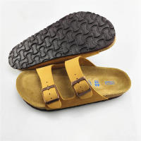 Zapatillas de cuero de vacuno, zapatillas frescas, zapatos de playa de verano, suela antideslizante suave, zapatos de pareja para hombres y mujeres - details 1
